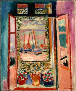 Opinn gluggi e. Henri Matisse